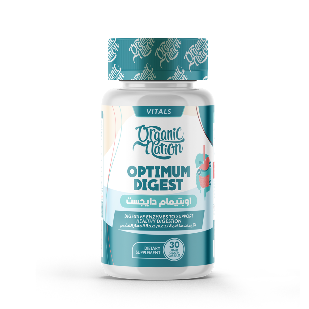 Organic Nation Optimum Digest- 30Serv.-30 Hard Gelatin Capsules