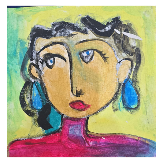 Inner States (Blue Earrings)